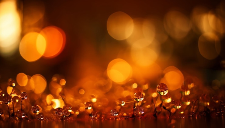 Foto gratuito velas resplandecientes y luces festivas iluminan la noche de invierno generada por ia