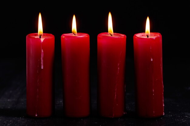 Velas rojas