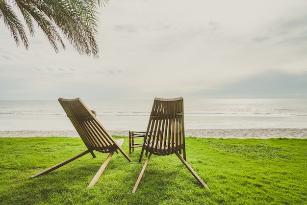 Foto gratuita vendimia hotel de lujo de la palma del verano