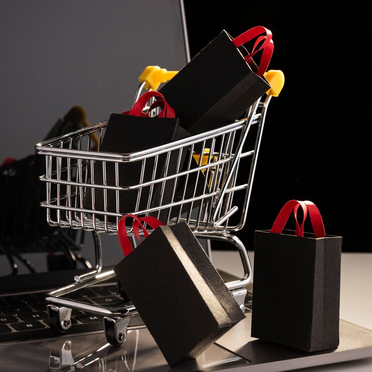 Foto gratuito las ventas de compras del lunes cibernético