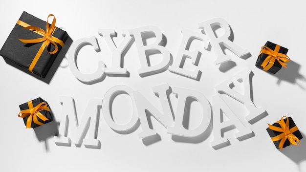 Foto gratuita ventas de cyber monday shopping