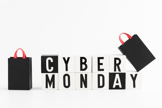 Foto gratuita ventas de cyber monday shopping