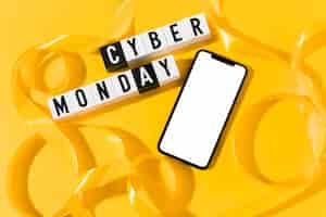 Foto gratuita ventas de cyber monday shopping