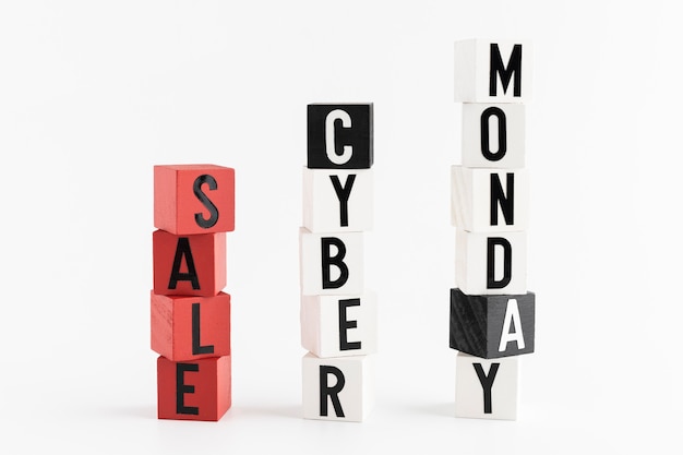 Foto gratuita ventas de cyber monday shopping