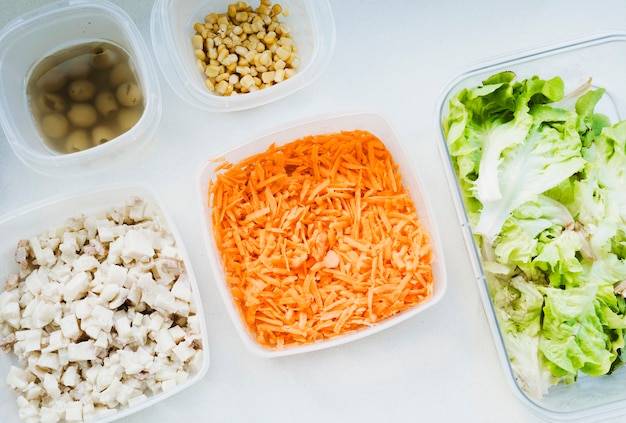 Verduras en cajas