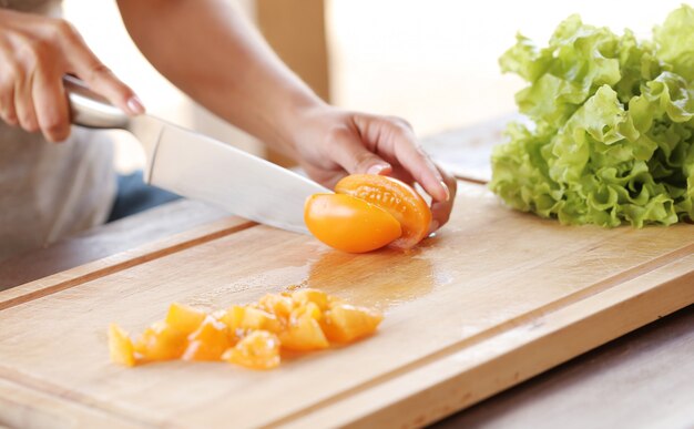 Verduras en rodajas