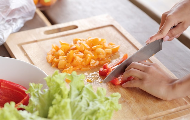 Verduras en rodajas