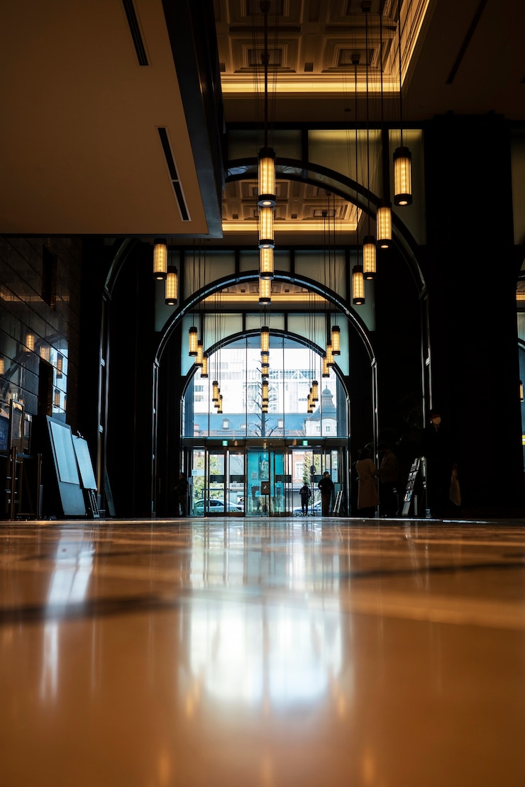 Foto gratuito vestíbulo del hotel