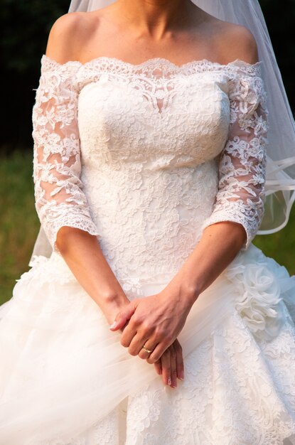 Vestido de novia blanco