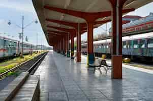 Foto gratuita viajar en tren estilo de vida