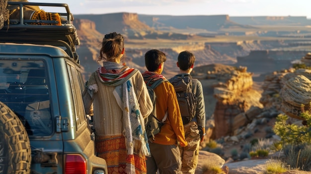 Foto gratuita viaje en coche todo terreno