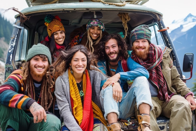 Viaje en coche todo terreno