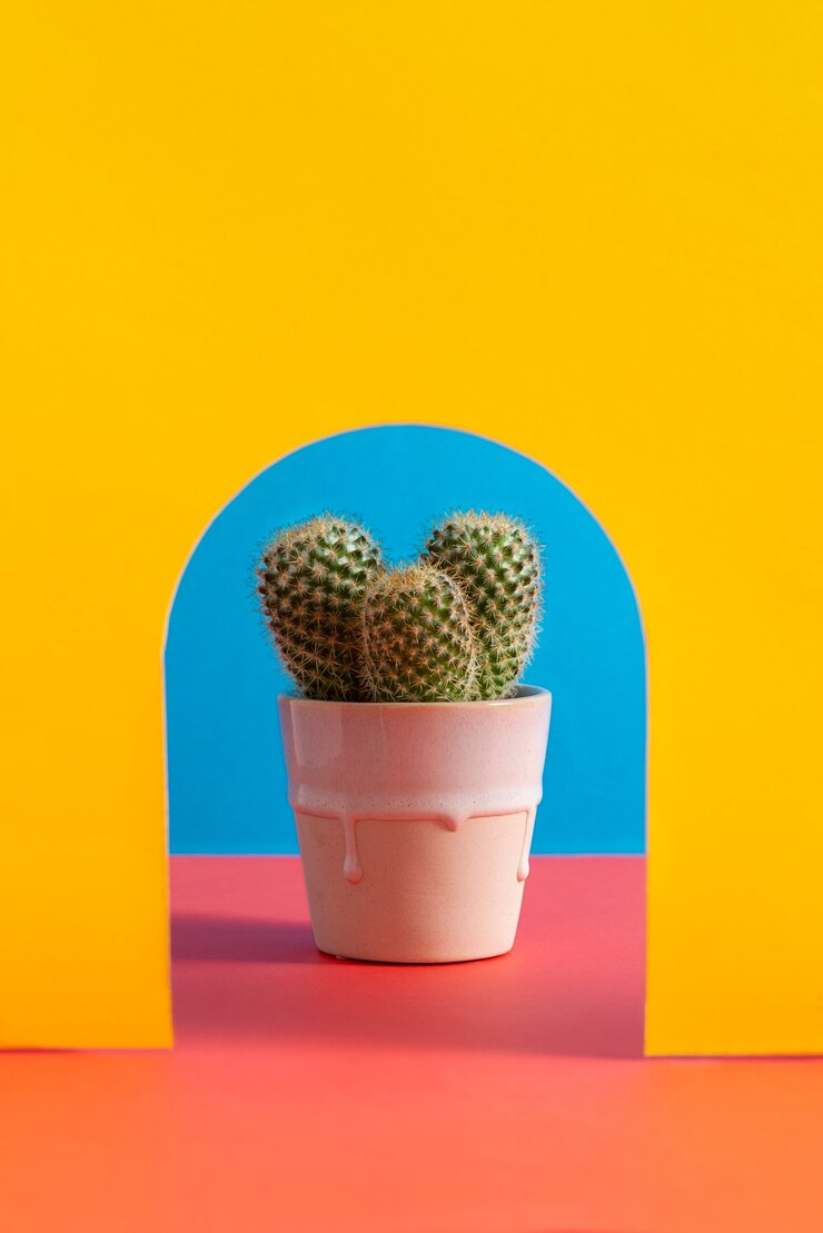 Vida muerta de una planta de cactus