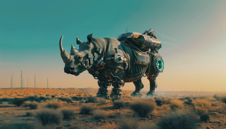 Foto gratuito vida silvestre de animales semirrobots