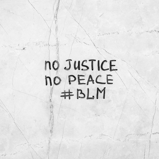 Las vidas negras importan sin justicia ni paz