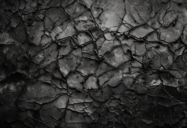 Foto gratuita viejo fondo de hormigón negro textura grunge papel pintado oscuro pizarra pizarra muro de hormigón ai g