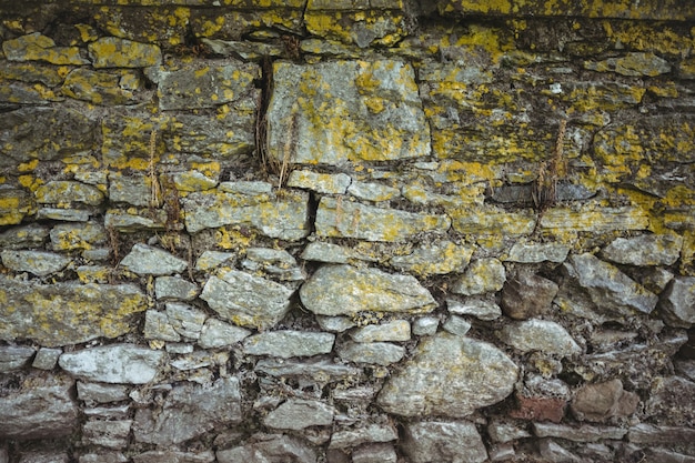 Viejo fondo de la pared de piedra