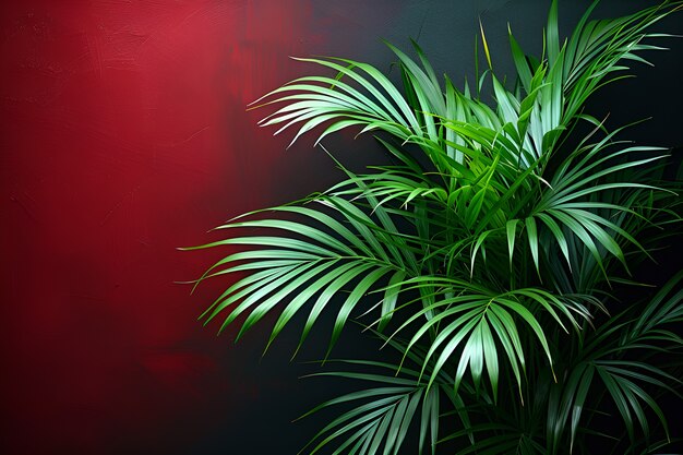 Foto gratuita view of palm tree species with green foliage