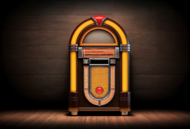 Foto gratuita view of retro looking jukebox machine