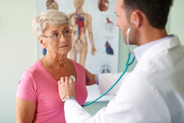 Visita de control en el médico