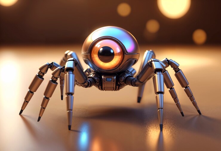 Foto gratuito vista en 3d de la araña