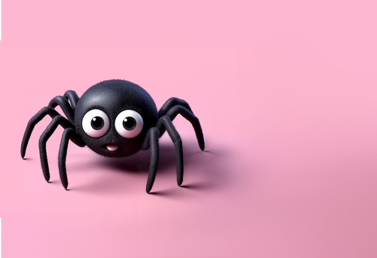Foto gratuito vista en 3d de la araña