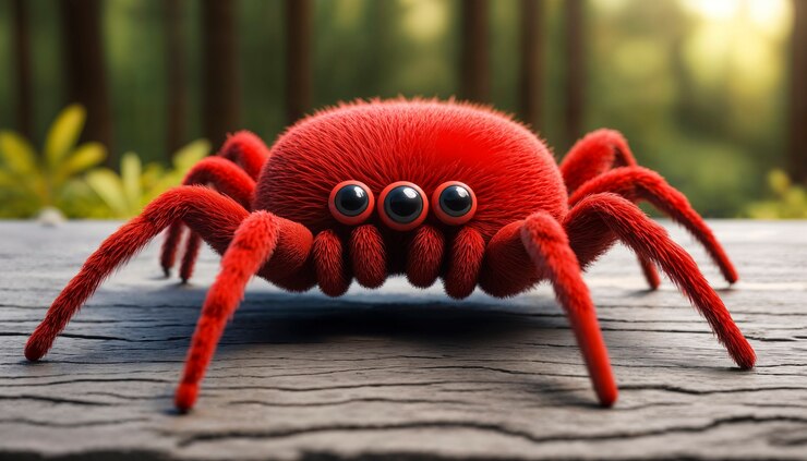 Foto gratuito vista en 3d de la araña