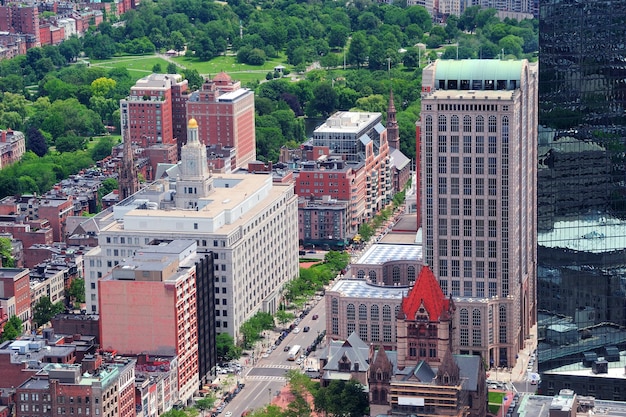 vista aérea de boston