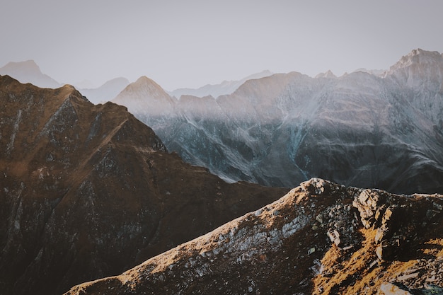 Vista aérea de las montañas