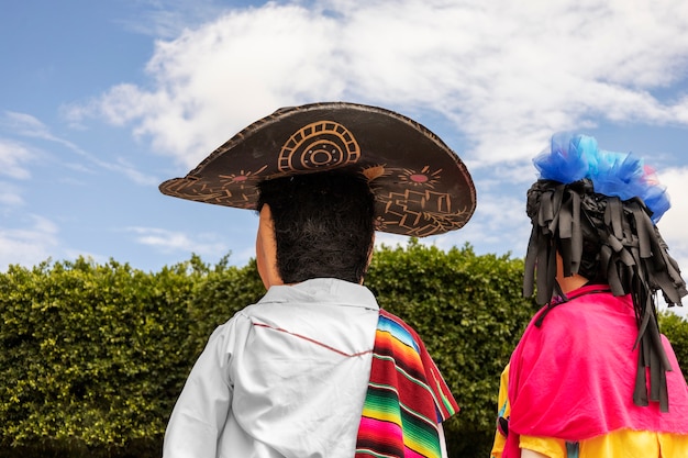 Vista de la arquitectura y cultura mexicana