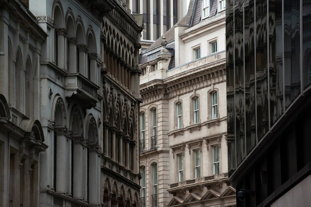 Vista de la arquitectura de edificios en la ciudad de Londres