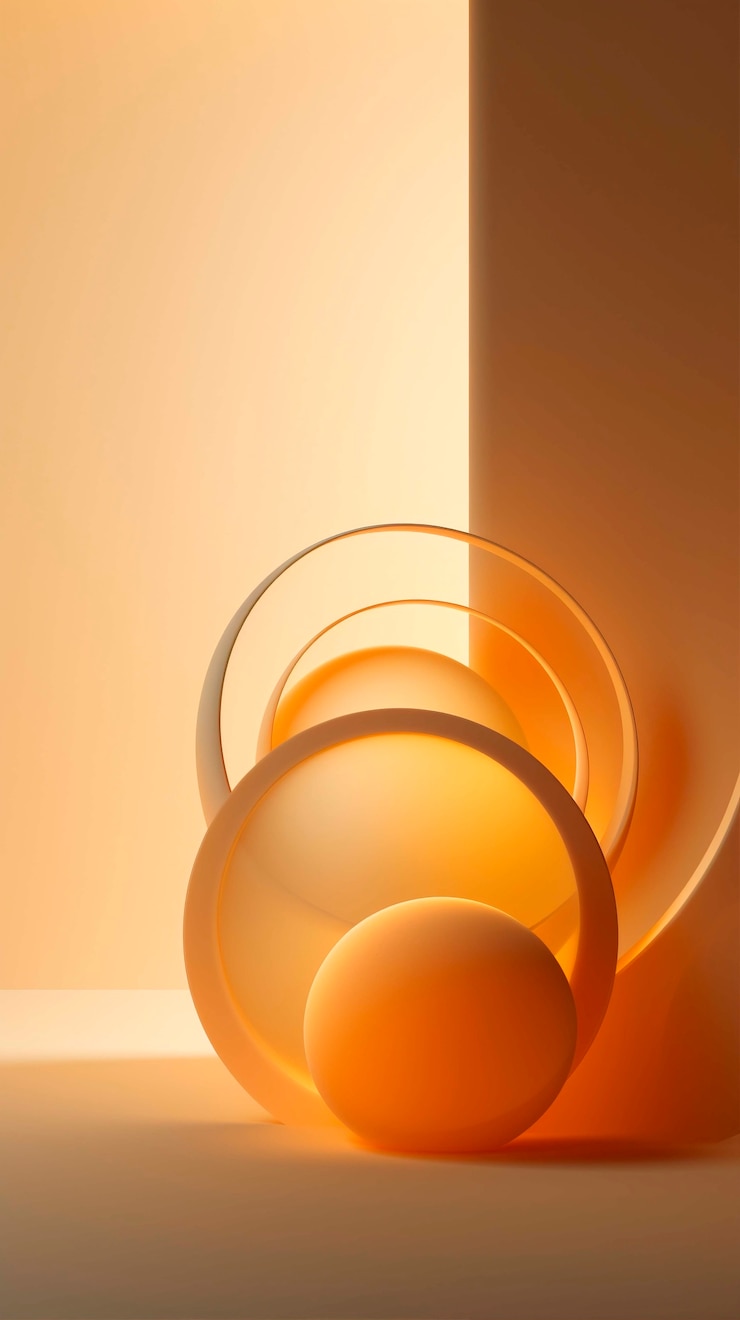 Foto gratuito vista del arte de esfera abstracta moderna 3d