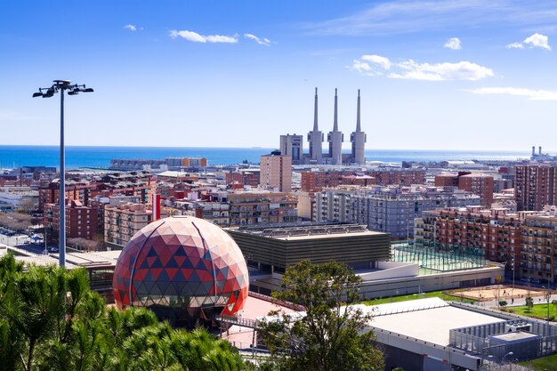 Vista de Badalona. España