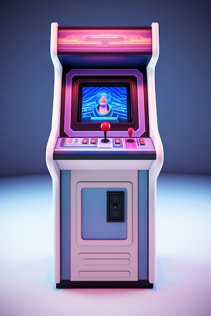 Vista de la caja del juego de arcade 3D