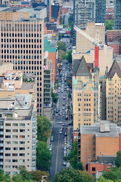 Vista de la calle de Montreal