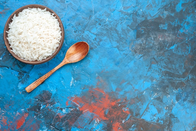 Foto gratuita vista cercana de la deliciosa comida de arroz en la placa