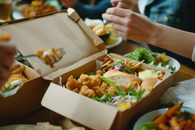 Foto gratuita vista de una deliciosa comida lista para comer