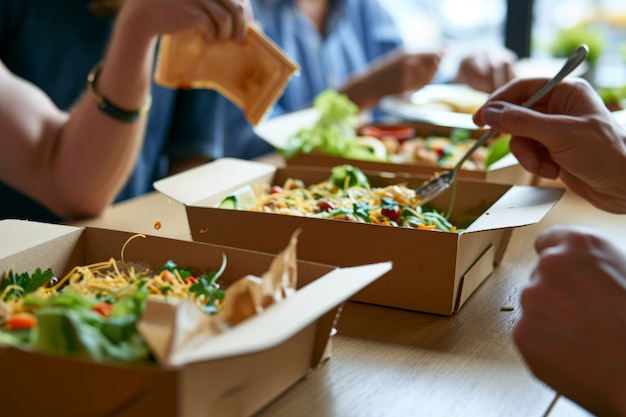 Foto gratuita vista de una deliciosa comida lista para comer