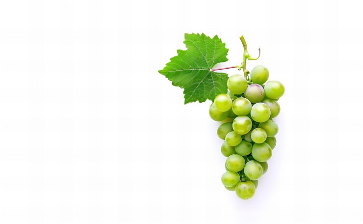 Foto gratuito vista de las deliciosas uvas verdes
