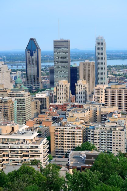 Vista de día de Montreal