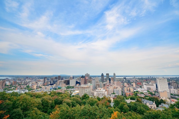 Vista de día de Montreal