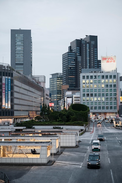 Foto gratuita vista de edificios urbanos modernos