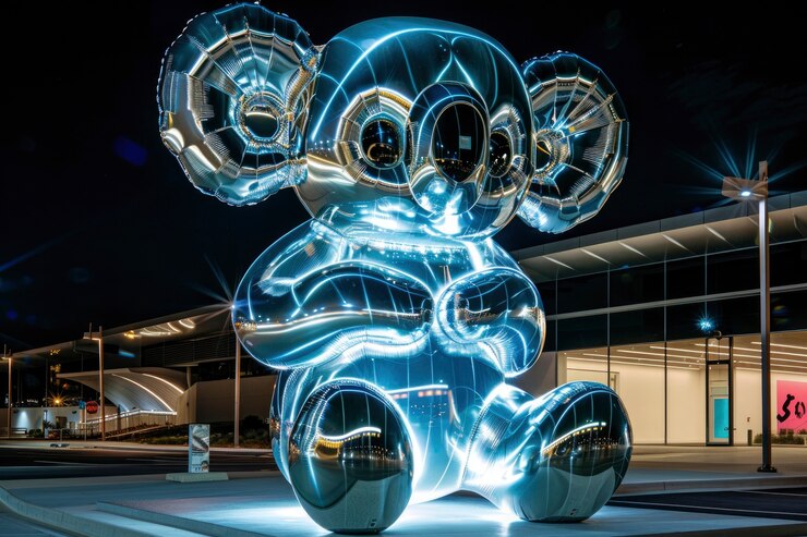 Foto gratuito vista de la escultura del giro del globo
