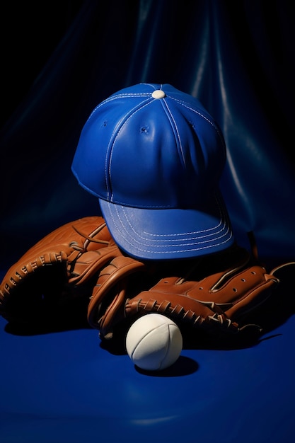 Foto gratuita vista de la gorra de béisbol