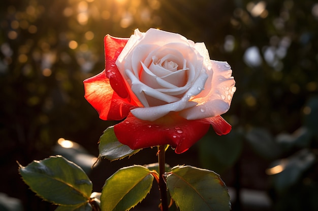 Foto gratuita vista de la hermosa flor rosa floreciente