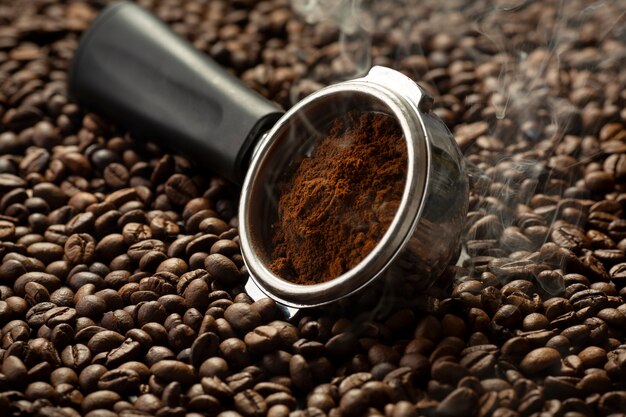 Vista de la herramienta utilizada para la prensa de café