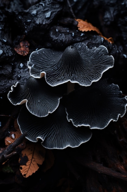Foto gratuita vista de los hongos en la naturaleza