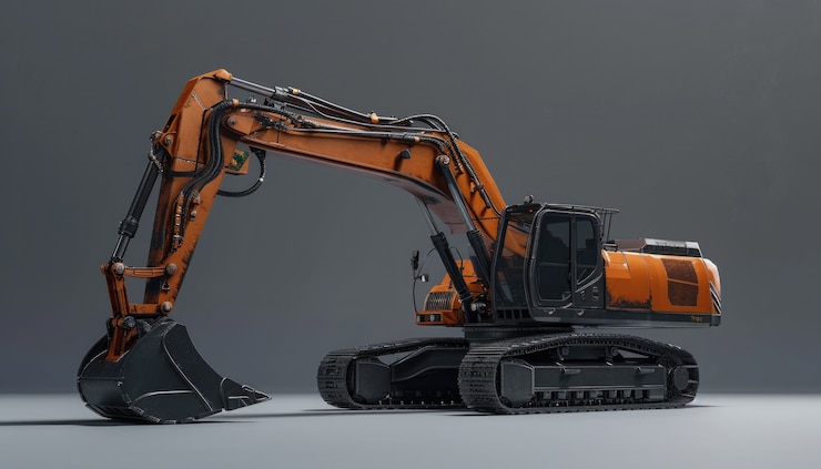 Foto gratuito vista de la maquinaria pesada utilizada en la industria de la construcción