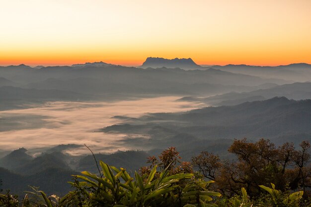 vista desde la montaña