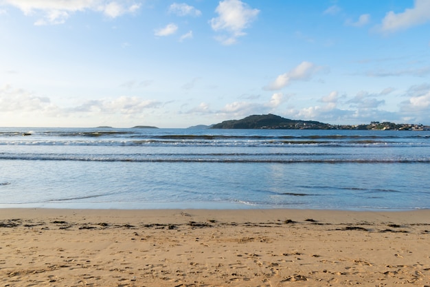 Vista del monte ferro desde Playa america. Nigran - España